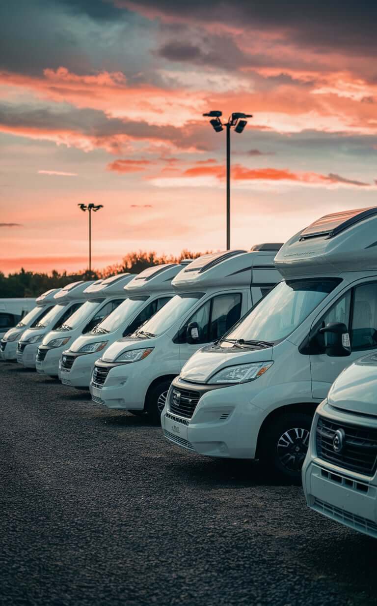 Motorhome na estrada no Brasil